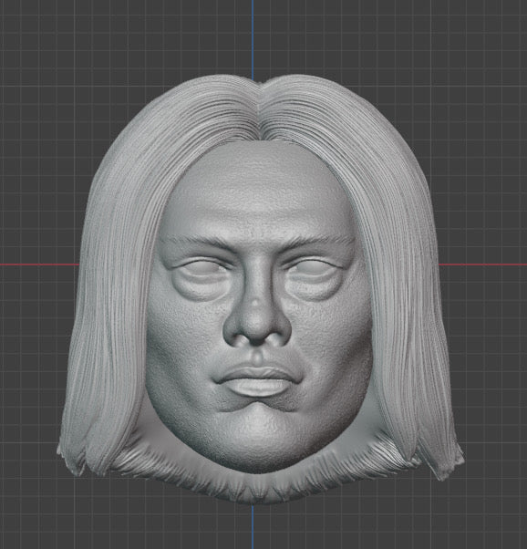Alpha Take Unpainted Headsculpt