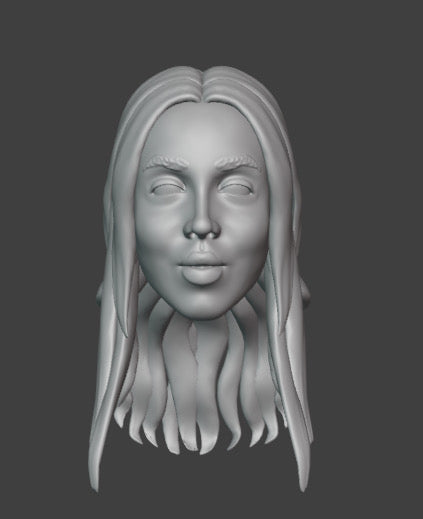 Indy Goddess Painted Headsculpt