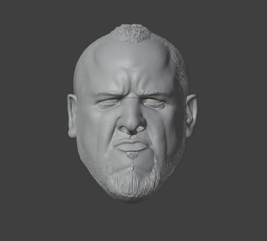 Tasmanian Devil Painted Headsculpt