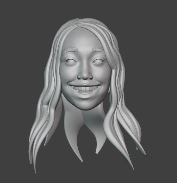 Roxy Prodigy Unpainted Headsculpt